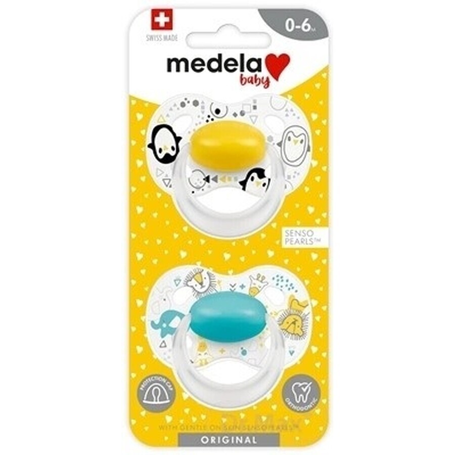 Chupete infantil MEDELA ORIGINAL Unisex 1×2 unid.