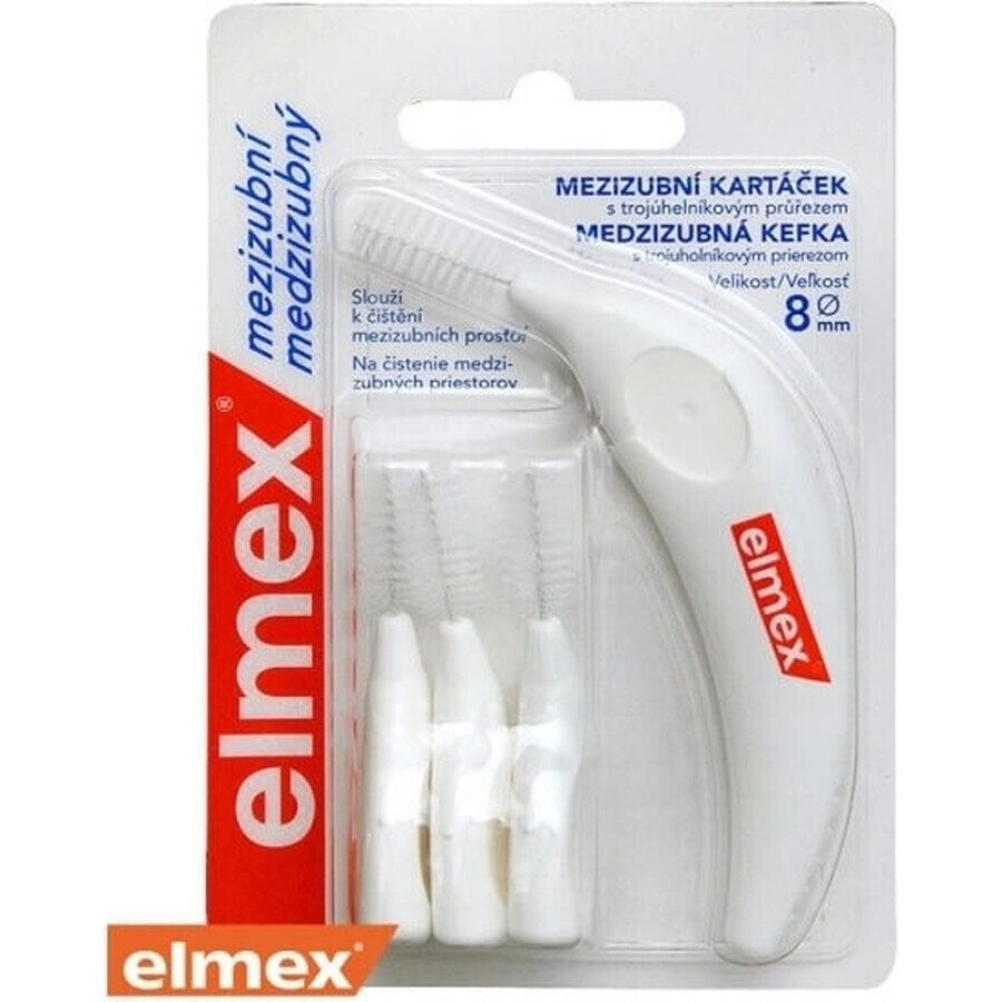 ELMEX INTERDENTAL NO.8 WHITE 1x4 pz, scovolini interdentali