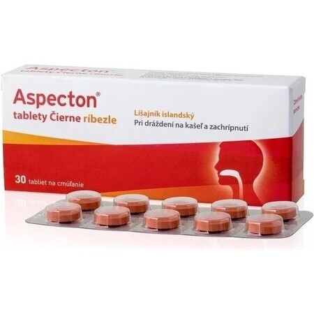 Aspecton Blackcurrant tablets 1×30 tbl, food supplement