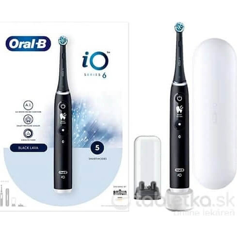 Oral B Oral B iO Series 6 Zwart 1×1 elektrische tandenborstel, elektrische tandenborstel