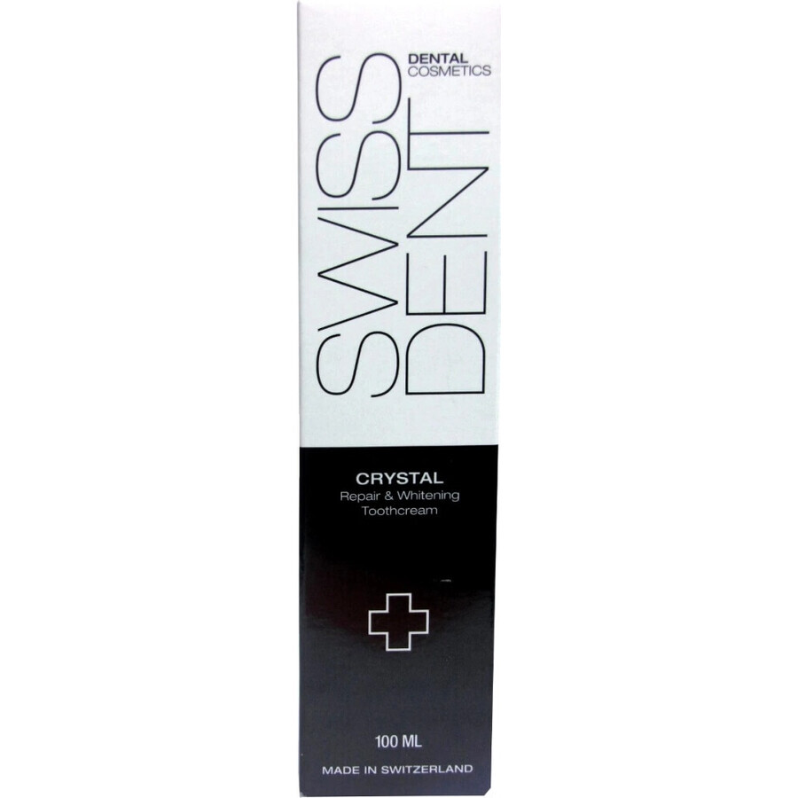 SWISSDENT CRYSTAL 1×100 ml crema dentale rigenerante