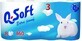 Q SOFT Bianco 3 veli carta igienica bianca 1&#215;8 pezzi, 160 pezzi