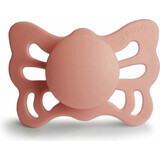 FRIGG Butterfly Succhietto anatomico in silicone Pretty in Peach, 0-6m 1×1 pz, succhietto in silicone