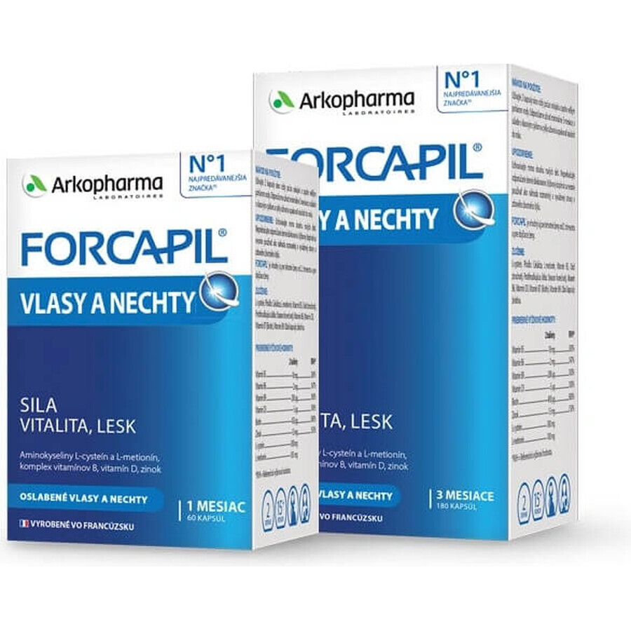 FORCAPIL 1×60 cps, integratore alimentare