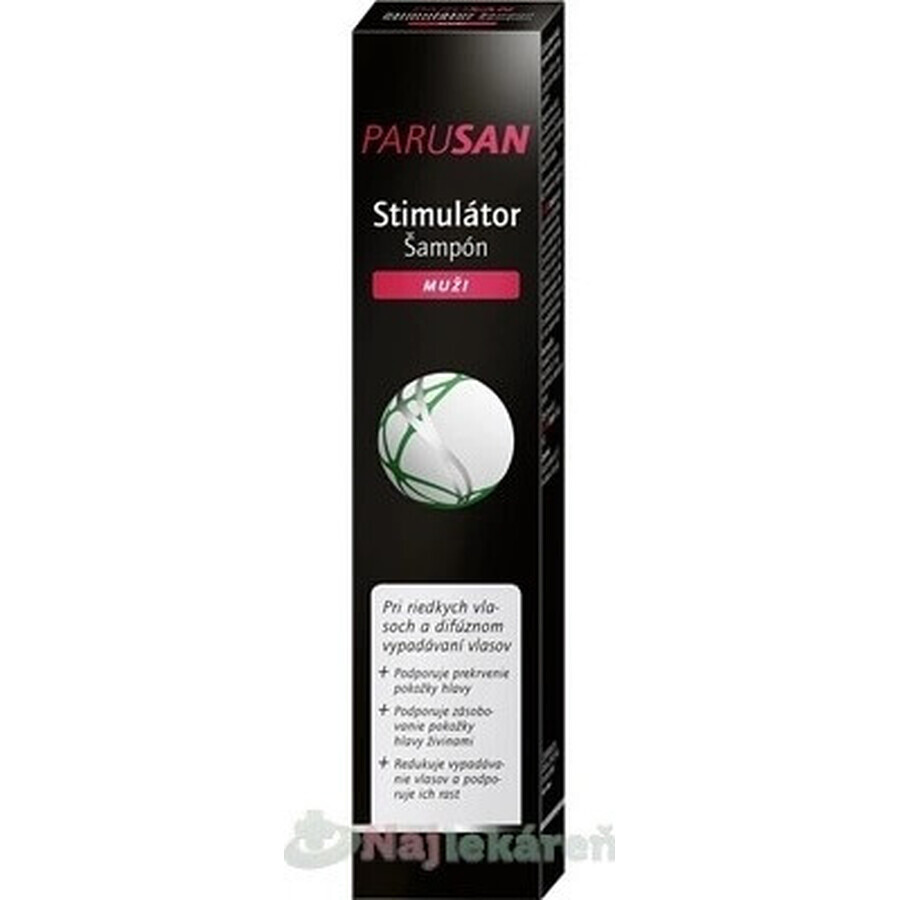 PARUSAN Shampoo stimolante 1×200 ml, per capelli rari