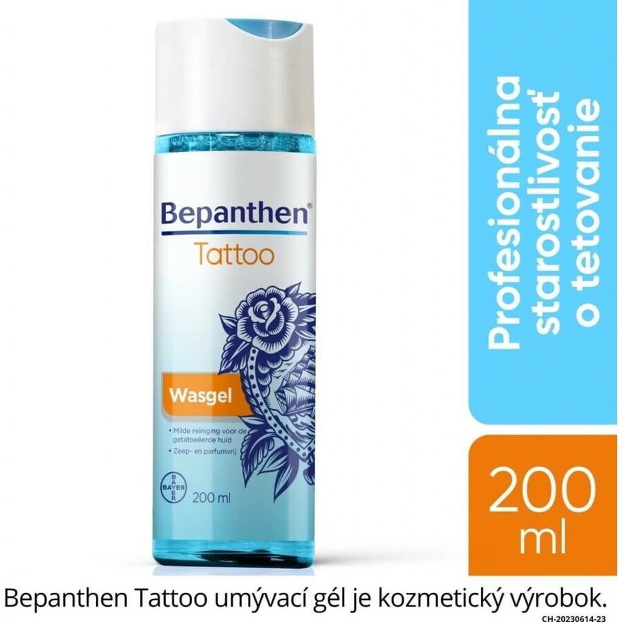 Bepanthen Tattoo Wash Gel 1×200 ml, wash gel