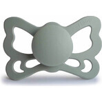 FRIGG Butterfly anatomischer Silikonschnuller Sage, 0-6m 1×1 Stück, Silikonschnuller