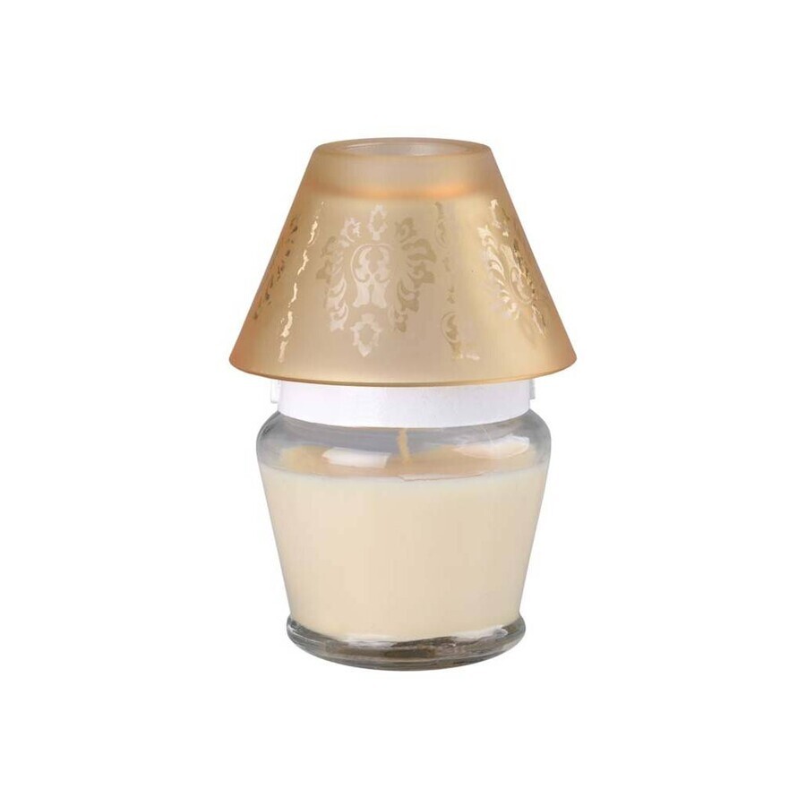 Emocio Glazen lamp 85×123 mm Geurkaars Sweet Vanilla 1×1 st, geurkaars