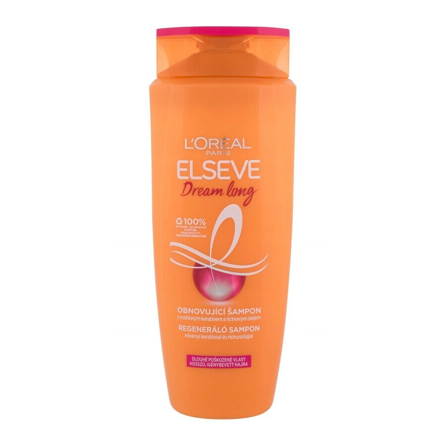 L'Oréal Paris Elseve Elseve Dream Long Renewing Shampoo 1×700 ml, soutien à la croissance des cheveux