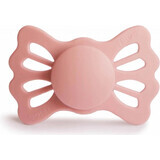 FRIGG Lucky ciuccio simmetrico in silicone Pretty in Peach, 0-6m 1×1 pz, ciuccio in silicone