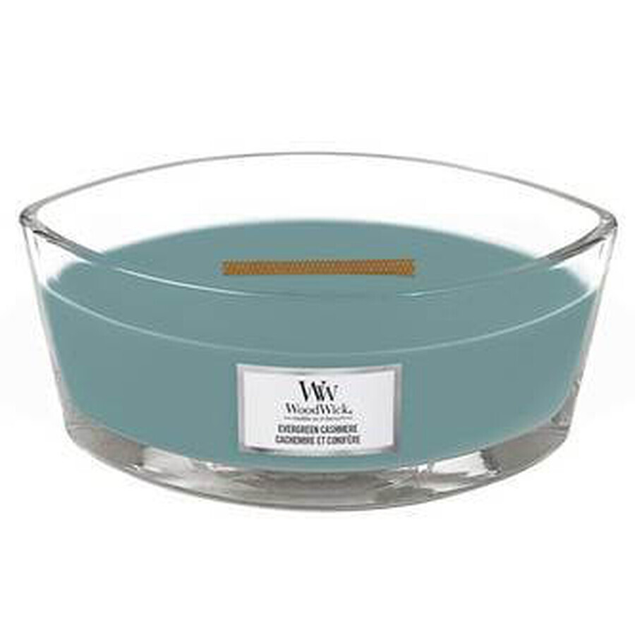 WoodWick Boat Evergreen Cashmere Evergreen Candle 1×453,6 g, scented candle