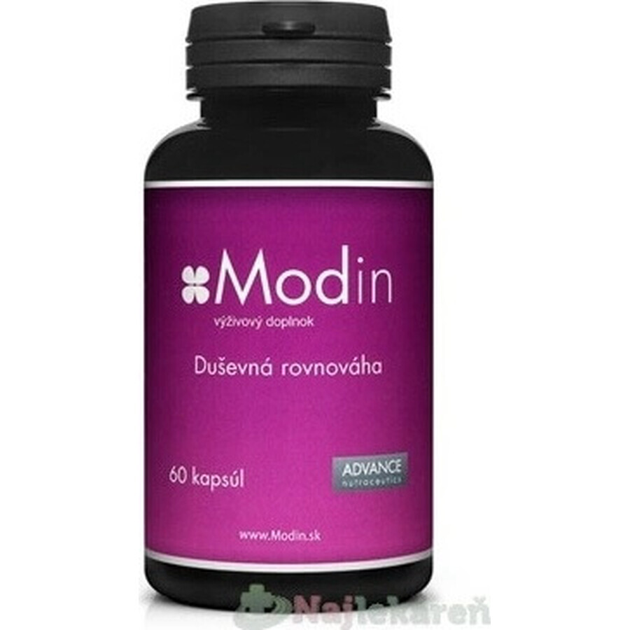 Modin 60 capsule - equilibrio mentale 1×60 cps, integratore alimentare