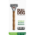 Rasoio Bulldog Bulldog Original Bamboo + 2 testine di ricambio Set 1×1, rasoio + 2 testine di ricambio