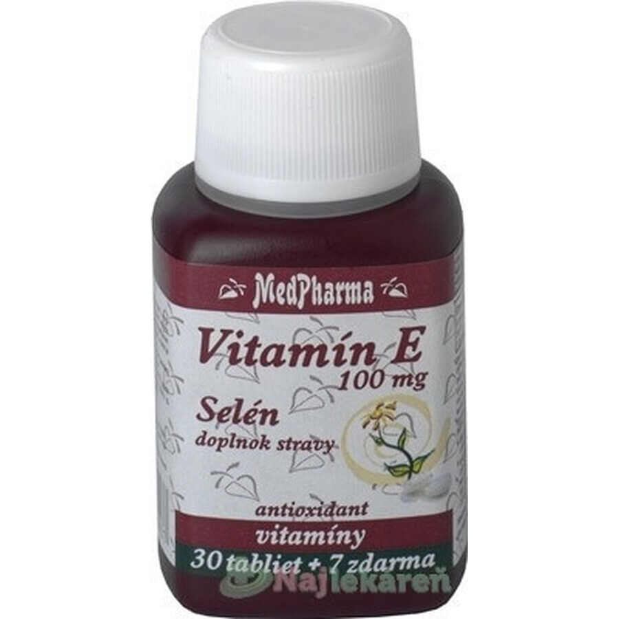 MedPharma VITAMIN E 100 1×107 cps, food supplement