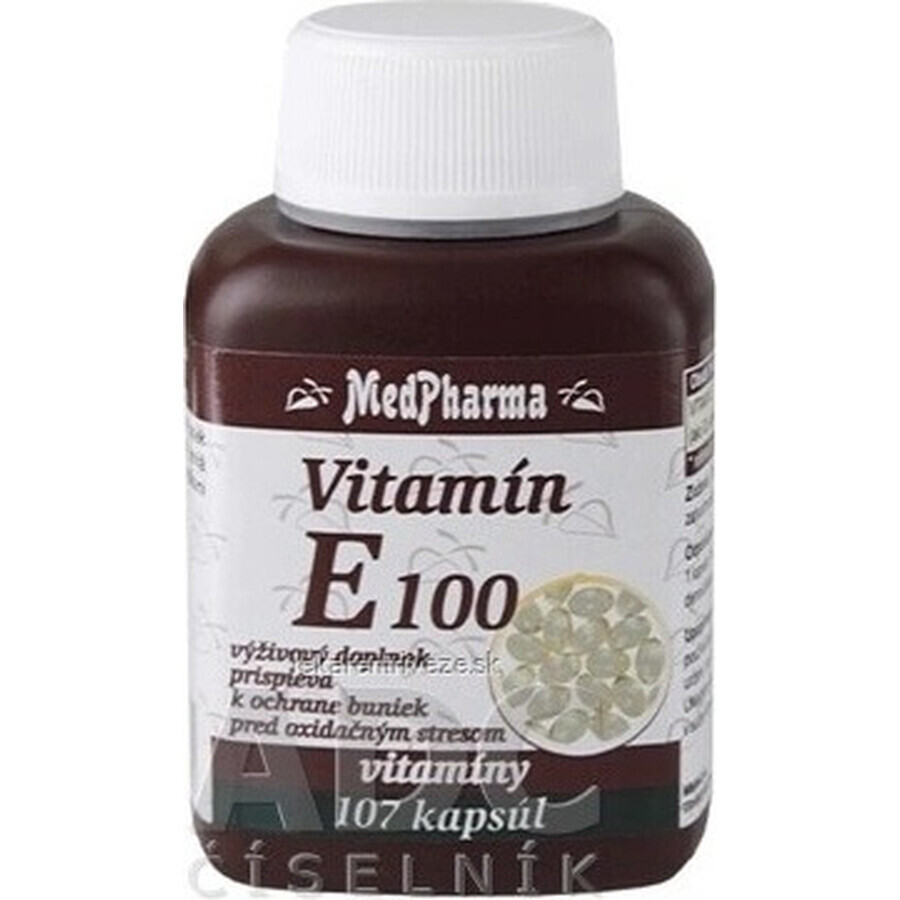 MedPharma VITAMIN E 100 1×107 cps, food supplement