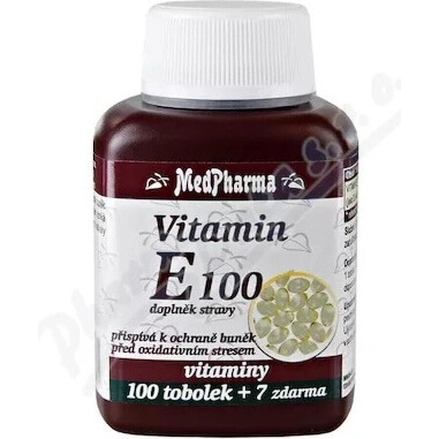 MedPharma VITAMIN E 100 1×107 cps, food supplement