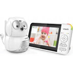 VTECH BM5550-OWL, video baby sitter Gufo con schermo da 5" e telecamera orientabile 1×1, baby sitter