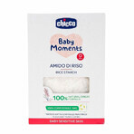 Baby Moments Sensitive dermatológico almidón de arroz para el baño, 250 gramos, +0 meses, Chicco