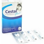 Cestal Plus compresse masticabili per cani 1×8 tbl, compresse aromatizzate antiparassitarie per cani