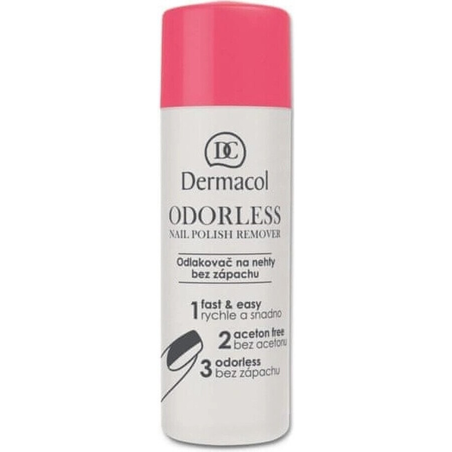 Dermacol Odorless nail polish remover 1×120 ml, nail polish remover