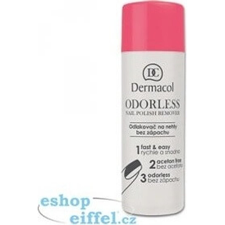 Dermacol Odorless nail polish remover 1×120 ml, nail polish remover