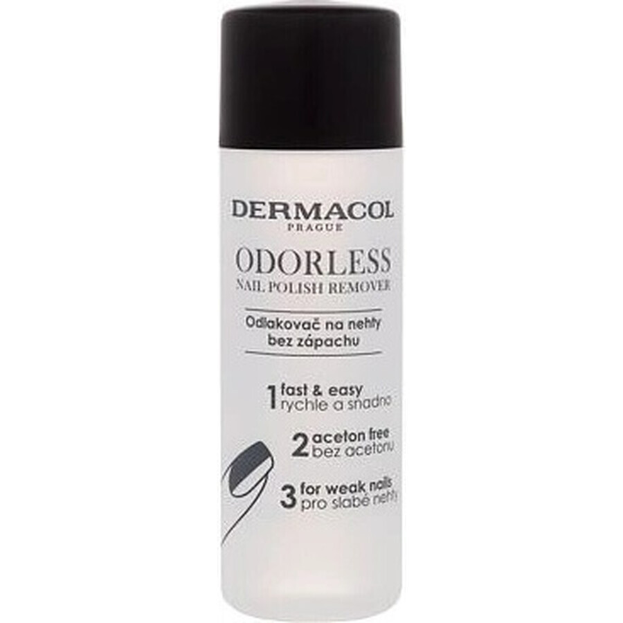 Dermacol Odorless nail polish remover 1×120 ml, nail polish remover