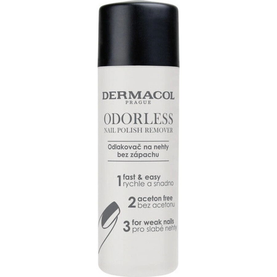 Dermacol Odorless nail polish remover 1×120 ml, nail polish remover