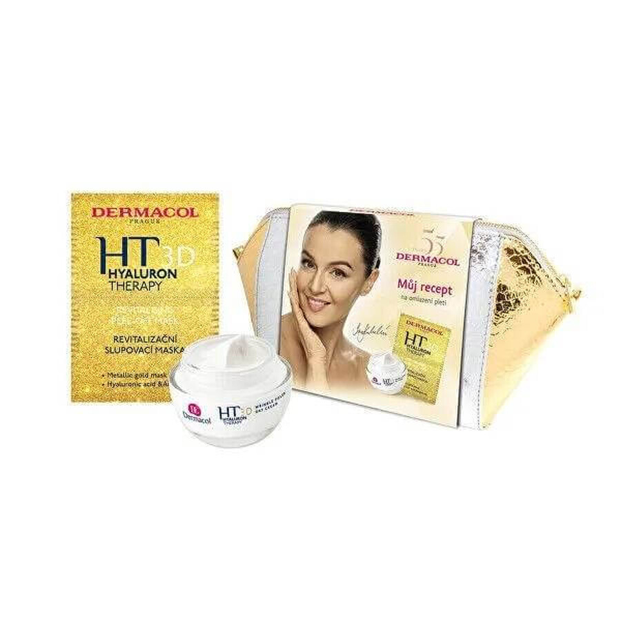 Dermacol DB Hyaluron Therapy 3D III. 1×50 ml + 2 x 7.5 ml cream, mask