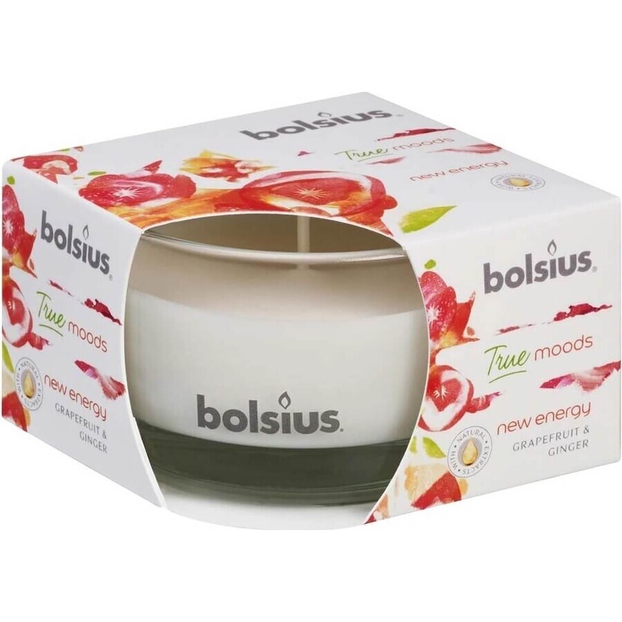 Bolsius Aromatic 2.0 Glass Bottle 80x50mm New energy, scented candle 1×1 pc, scented candle