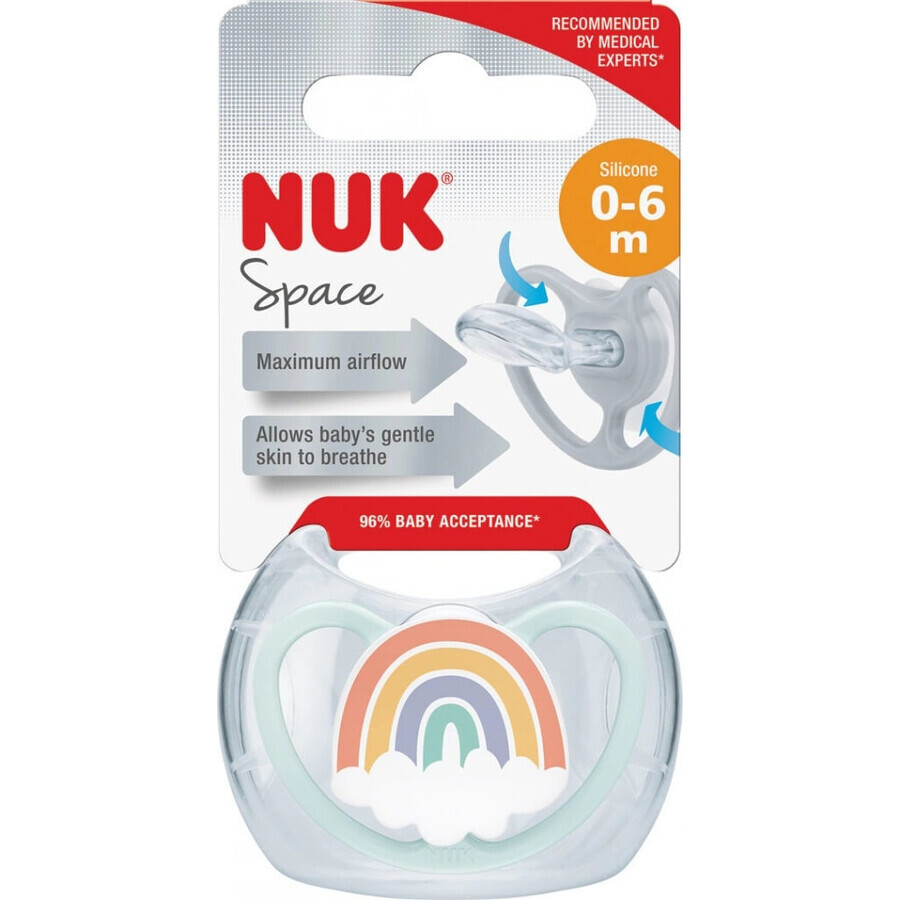 NUK Soother Space 0-6m BOX 1×1 pc, sucette