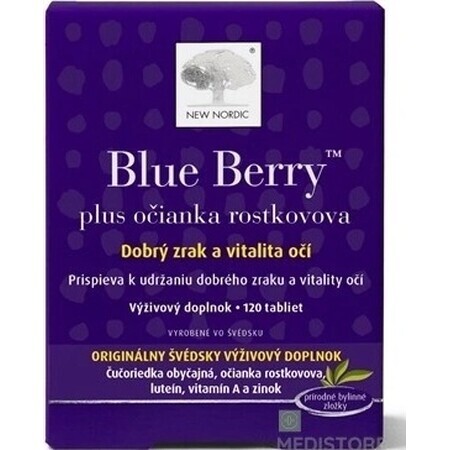 NEW NORDIC Blue Berry 1×60 tbl, voedingssupplement