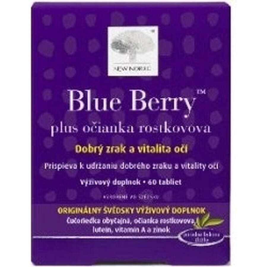 NEW NORDIC Blue Berry 1×60 tbl, voedingssupplement