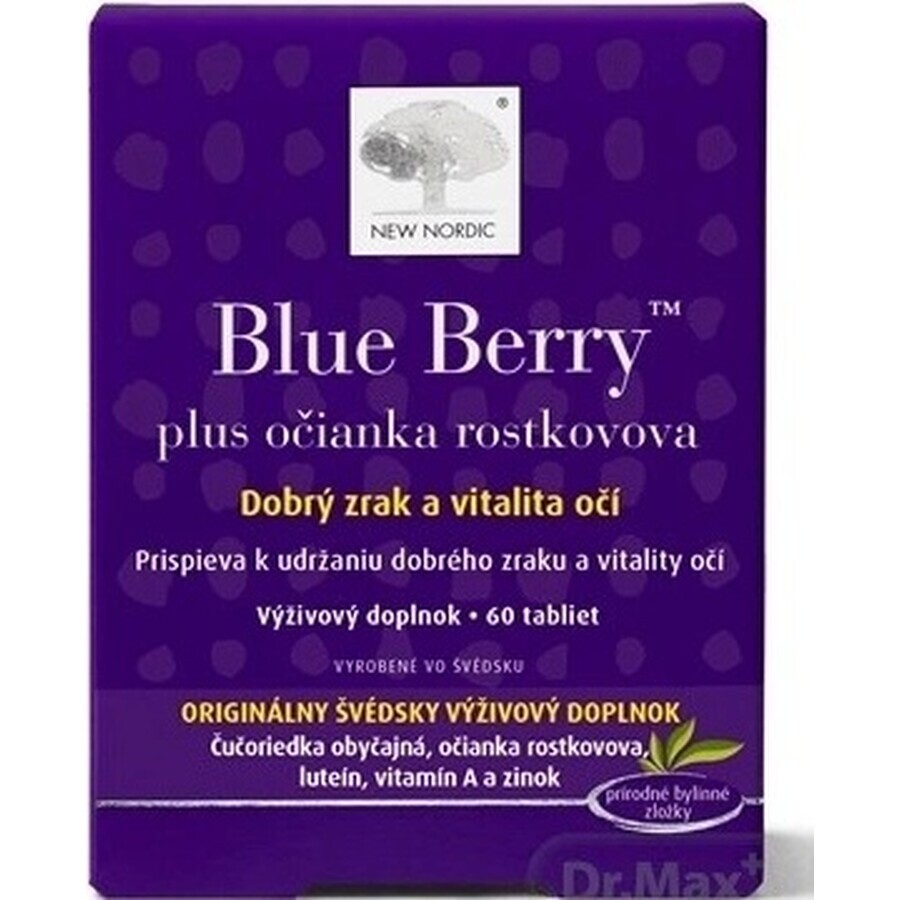 NEW NORDIC Blue Berry 1×60 tbl, voedingssupplement