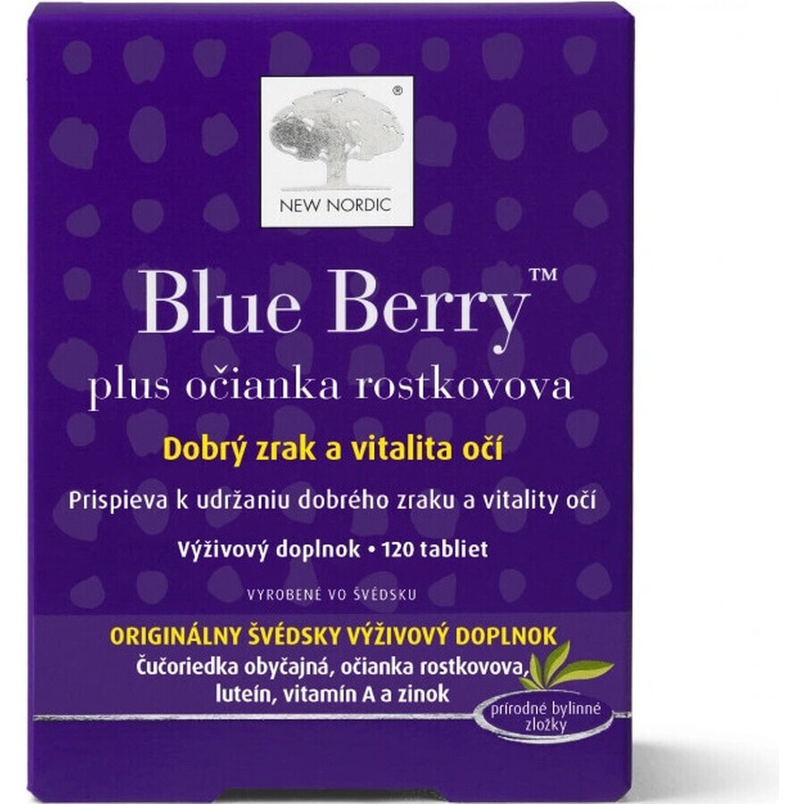 NEW NORDIC Blue Berry 1×60 tbl, voedingssupplement