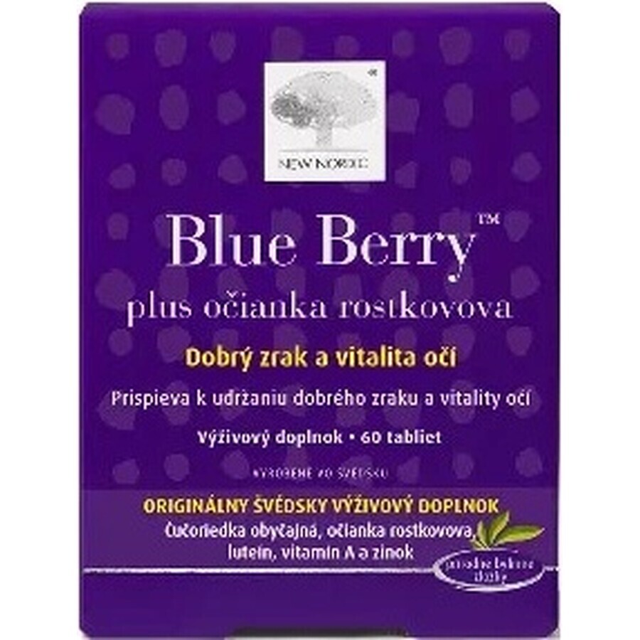 NEW NORDIC Blue Berry 1×60 tbl, voedingssupplement