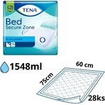 TENA Bed Super 1×28 pcs, coussinets absorbants 60x75 cm