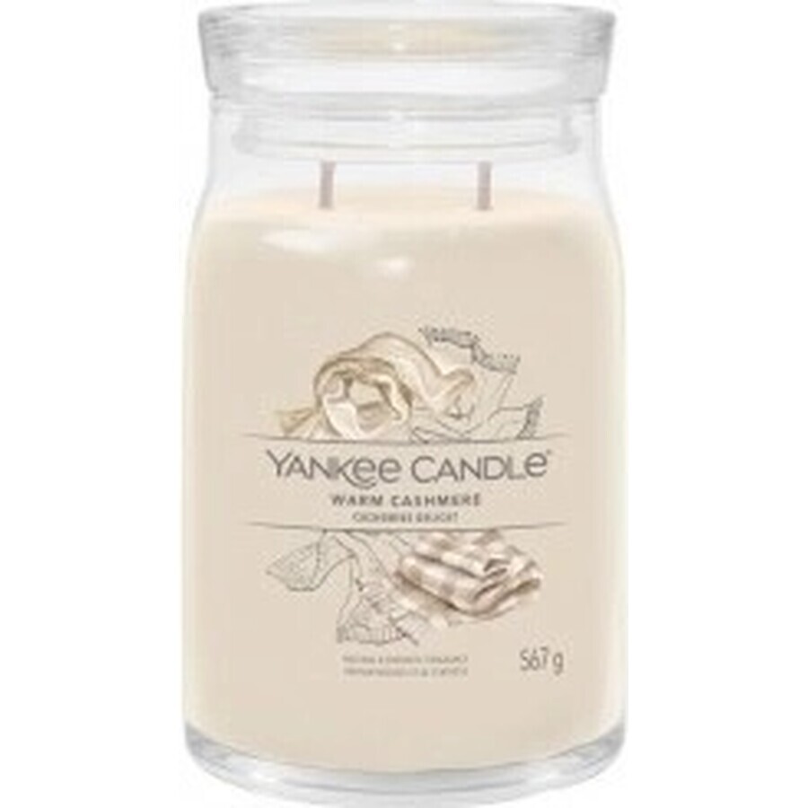 Yankee Candle Signature Vela grande Warm Cashmere 1×567 g Warm Cashmere 1×567 g, vela perfumada