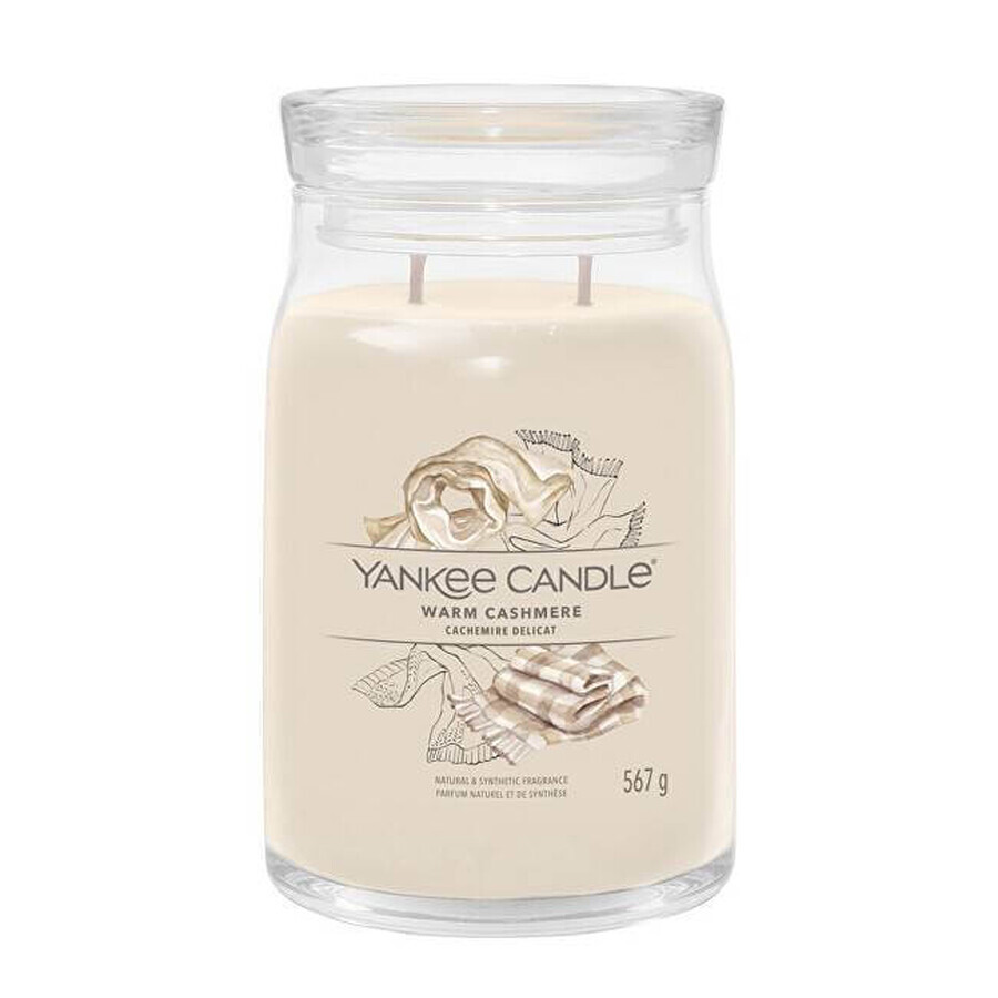 Yankee Candle Signature Vela grande Warm Cashmere 1×567 g Warm Cashmere 1×567 g, vela perfumada