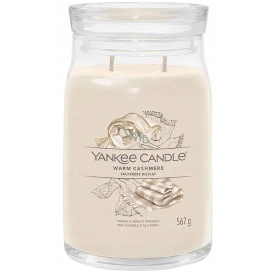 Yankee Candle Signature Vela grande Warm Cashmere 1×567 g Warm Cashmere 1×567 g, vela perfumada