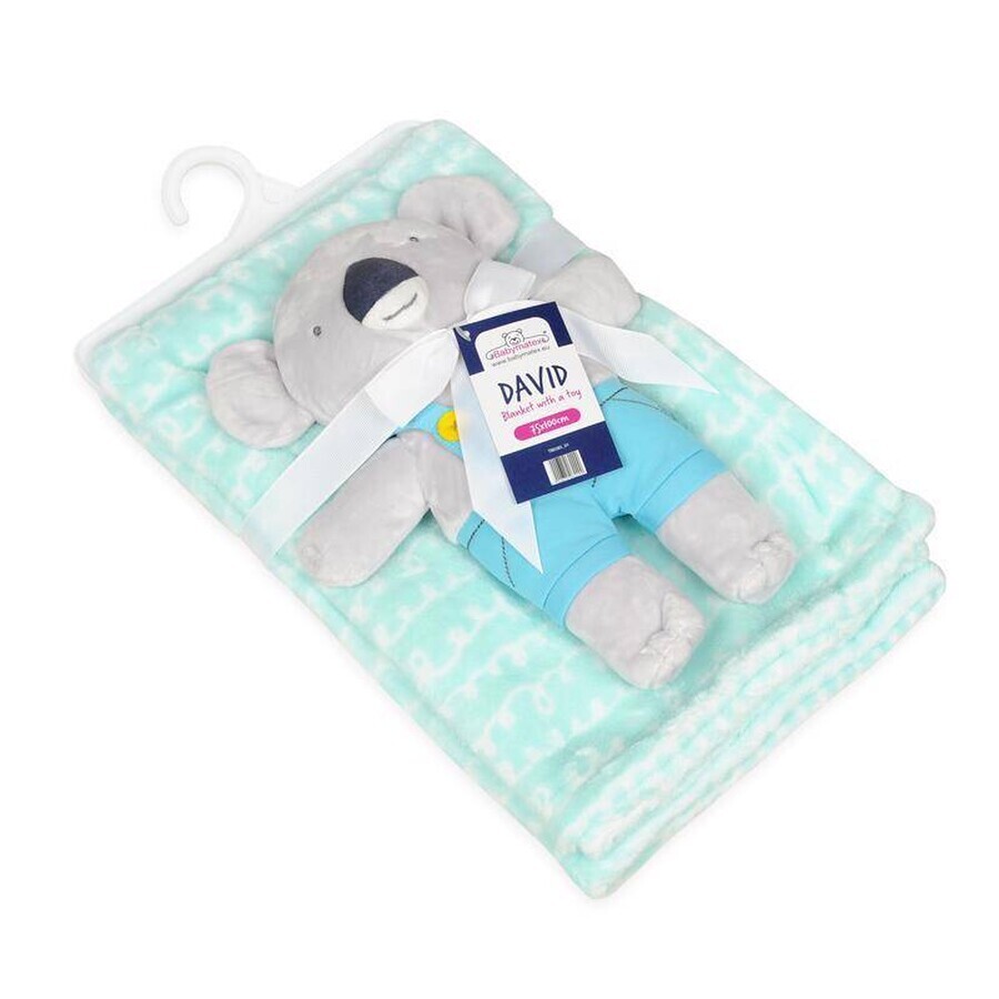 BABYMATEX Coperta giocattolo Koala Mint 75 x 100 cm 1×1 pz, per bambini