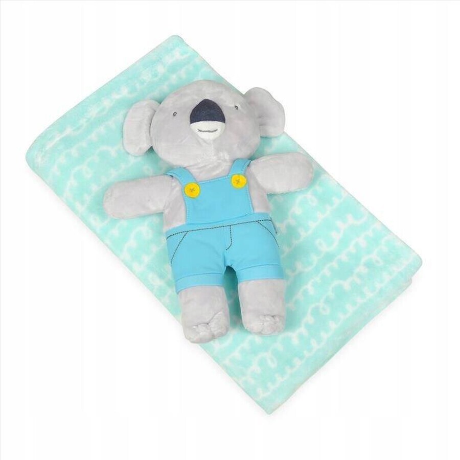 BABYMATEX Coperta giocattolo Koala Mint 75 x 100 cm 1×1 pz, per bambini