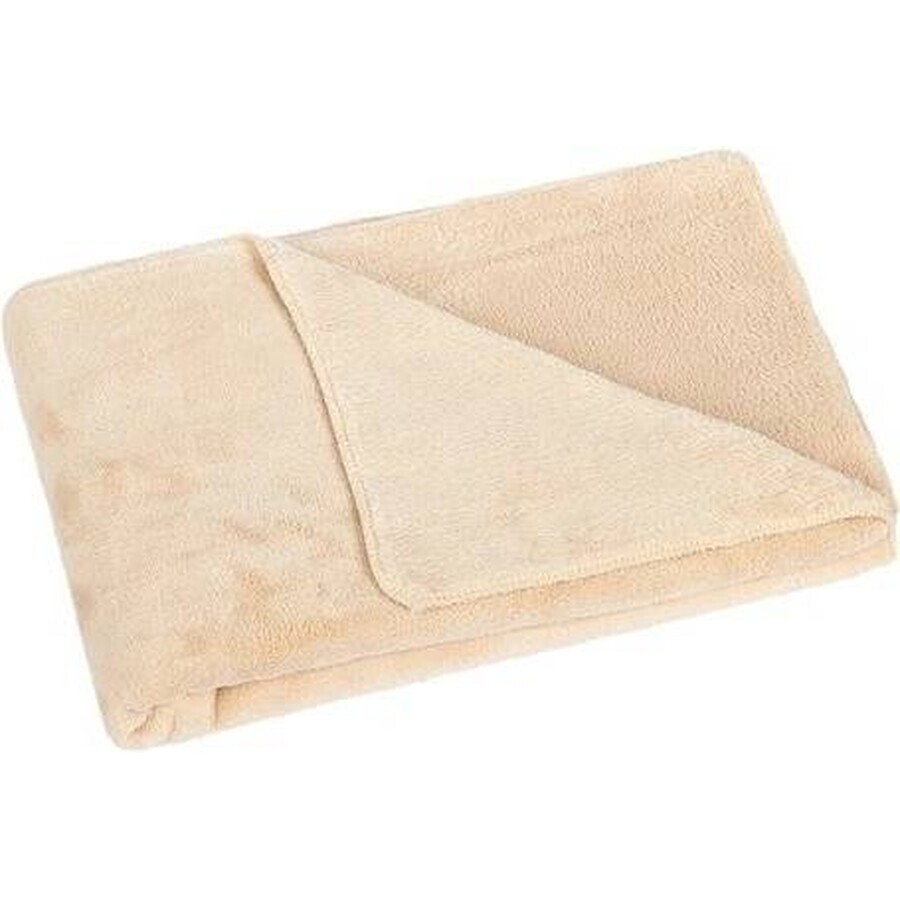 Coperta per bambini KORALL MICRO 1014/027 75x100 beige senza ricamo 1×1 pz, coperta per bambini