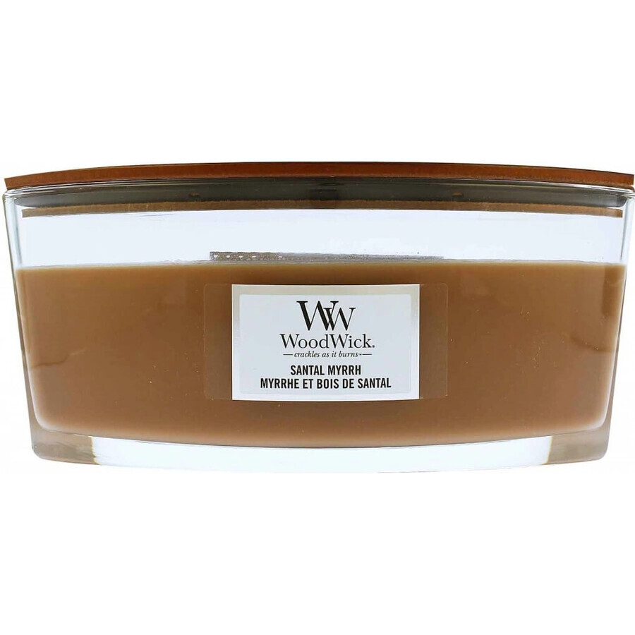 WoodWick Boat lumânare Santal Myrrh 1×453,6 g, lumânare parfumată