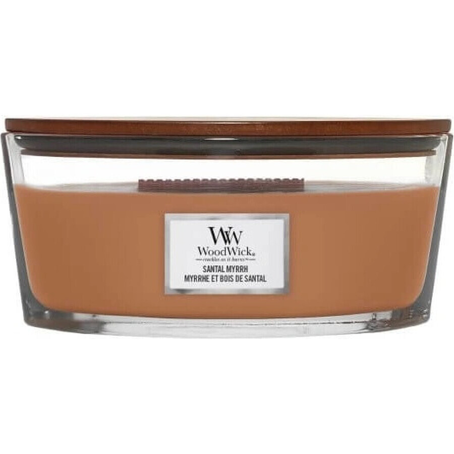 WoodWick Boat lumânare Santal Myrrh 1×453,6 g, lumânare parfumată