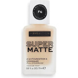 Revolution Relove, Fond de ten Supermatte F6, machiaj 1×24 ml, machiaj