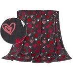 Manta bebé ELLA 1003/115 N 100x155cm corazones 1×1 ud, manta bebé