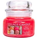 Village Candle Candela profumata in vetro - French Macaroon, piccola 1×1 pz, candela profumata