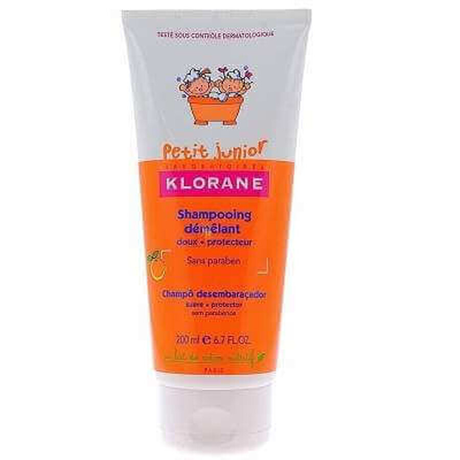 Shampoo al gusto di pesca Klorane Junior, 200 ml, Pierre Fabre