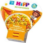 HiPP Organic Paella with vegetables and chicken from the UK. 1 year 1×250 g vegetable and meat appetizer for kids