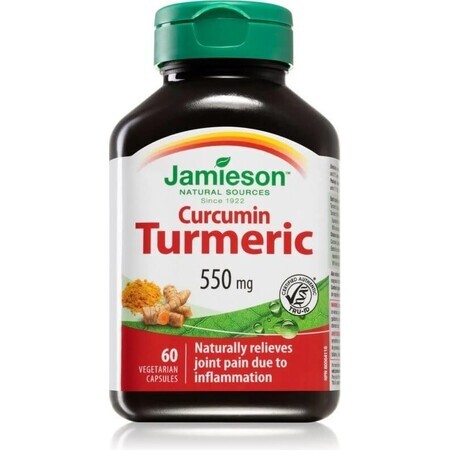 JAMIESON KURKUMIN 550 mg 1×60 cps, complemento alimenticio